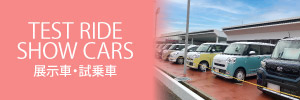 test_ride_show_cars 展示車・試乗車